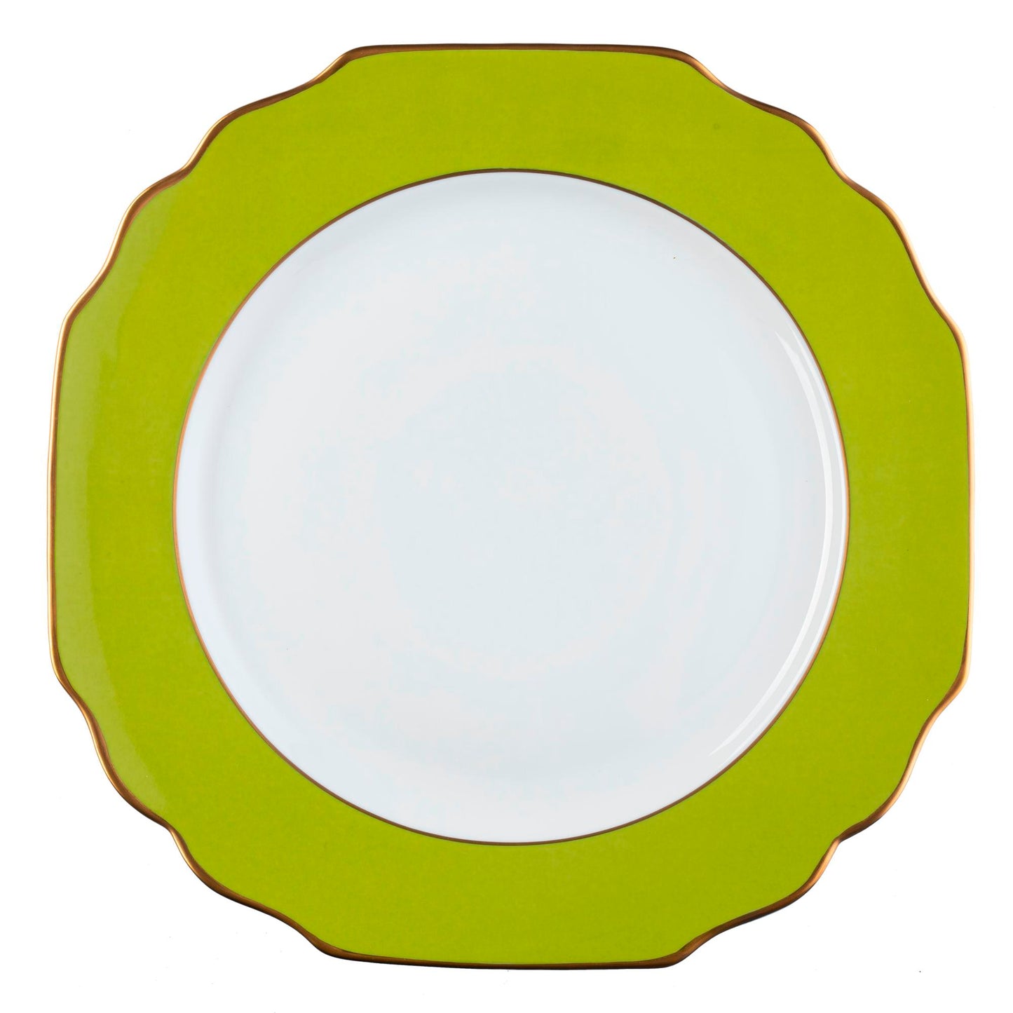 Gold Banding Dinner Plate