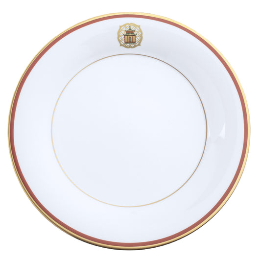 Motif On Rim Salad Gold and Orange  Band