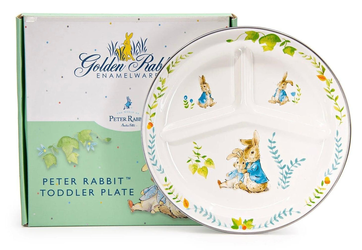 Spring Leaves Petter Rabbit Child Plate