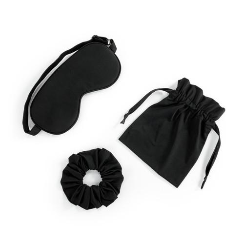 Cooling Eye Mask/ Scrunchie Set: Black