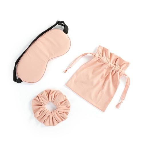 Cooling Eye Mask/ Scrunchie Set: Coral