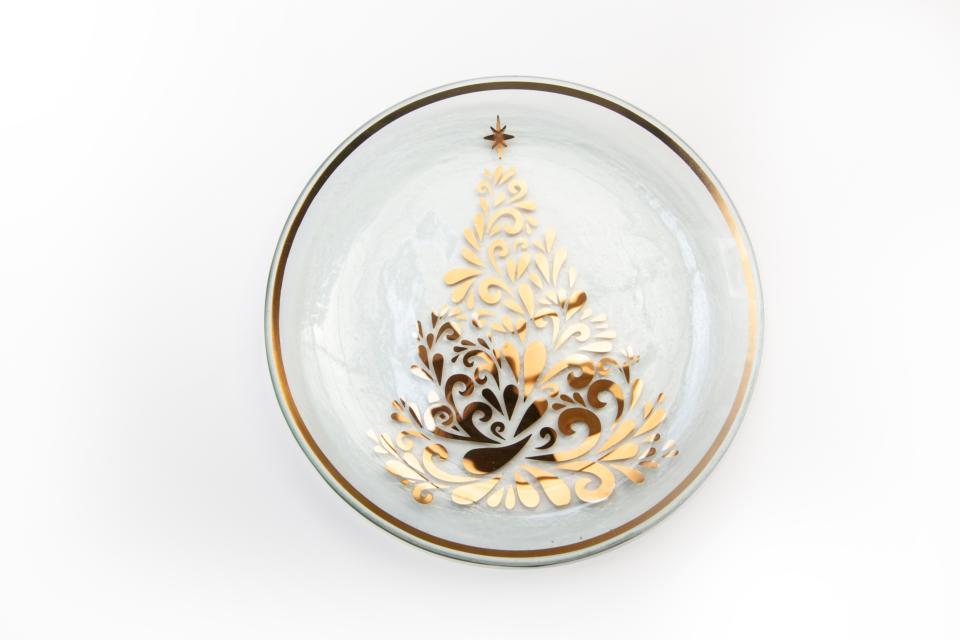Christmas Tree Plate