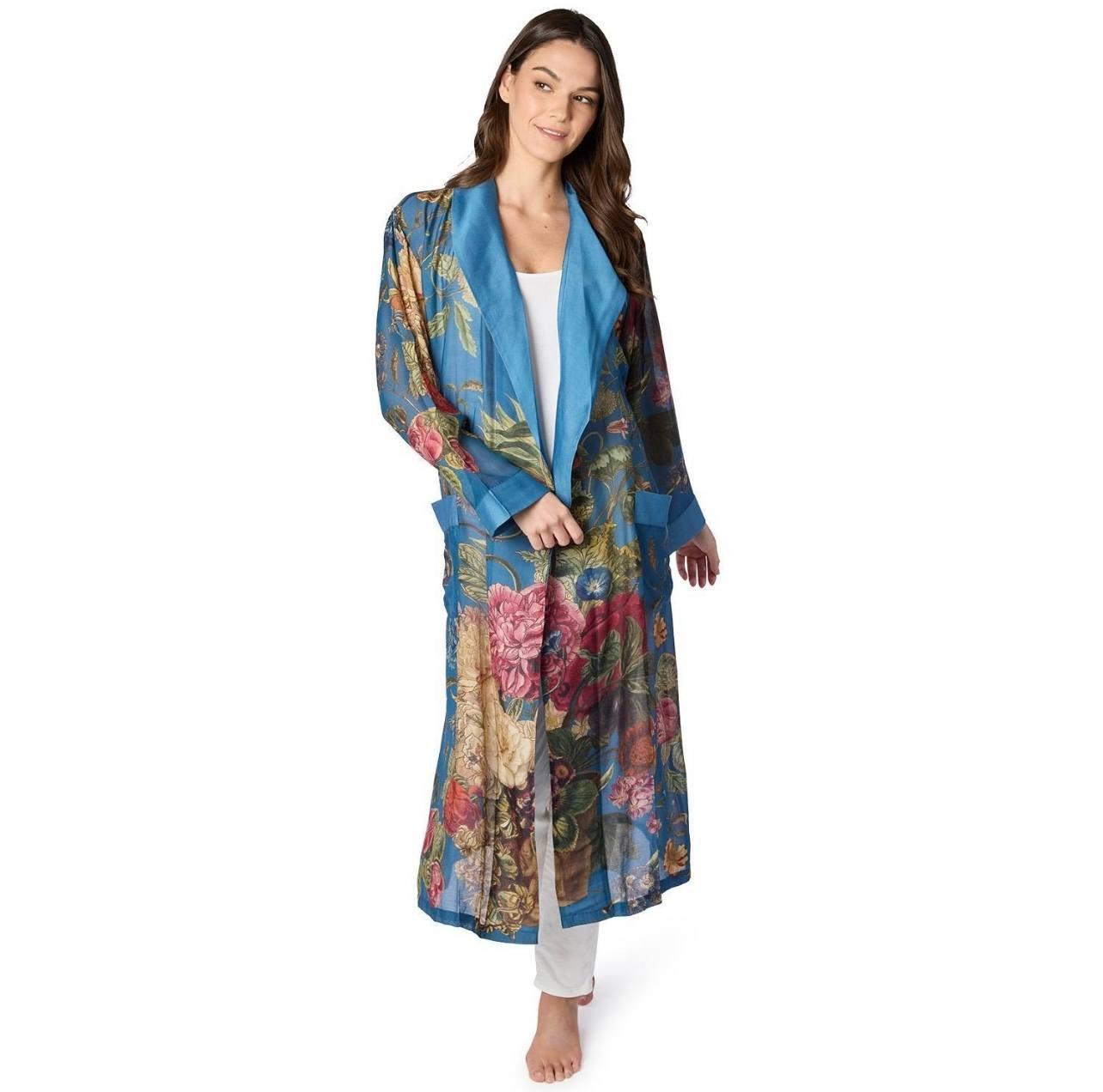 Primula Teal Robe Gown