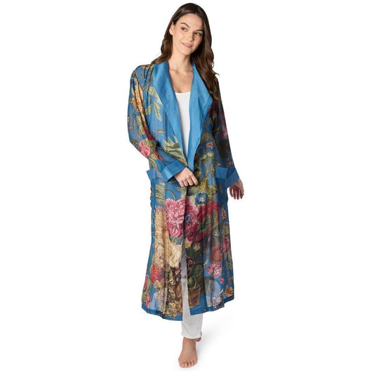 Primula Teal Robe Gown