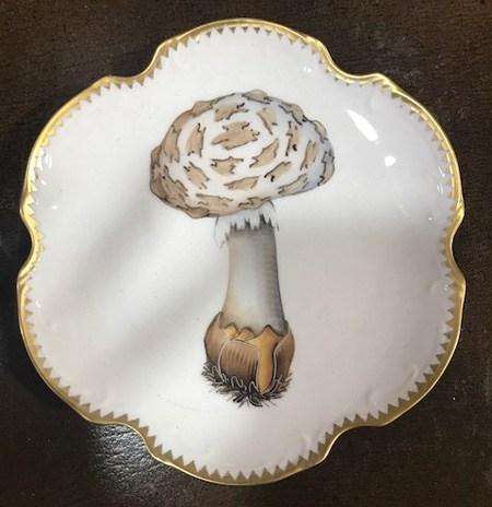 Mushroom Bread and Butter Plate