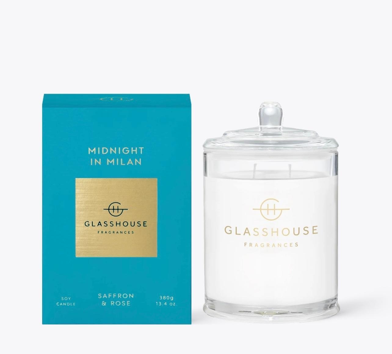 Glasshouse Midnight in Milan Candle
