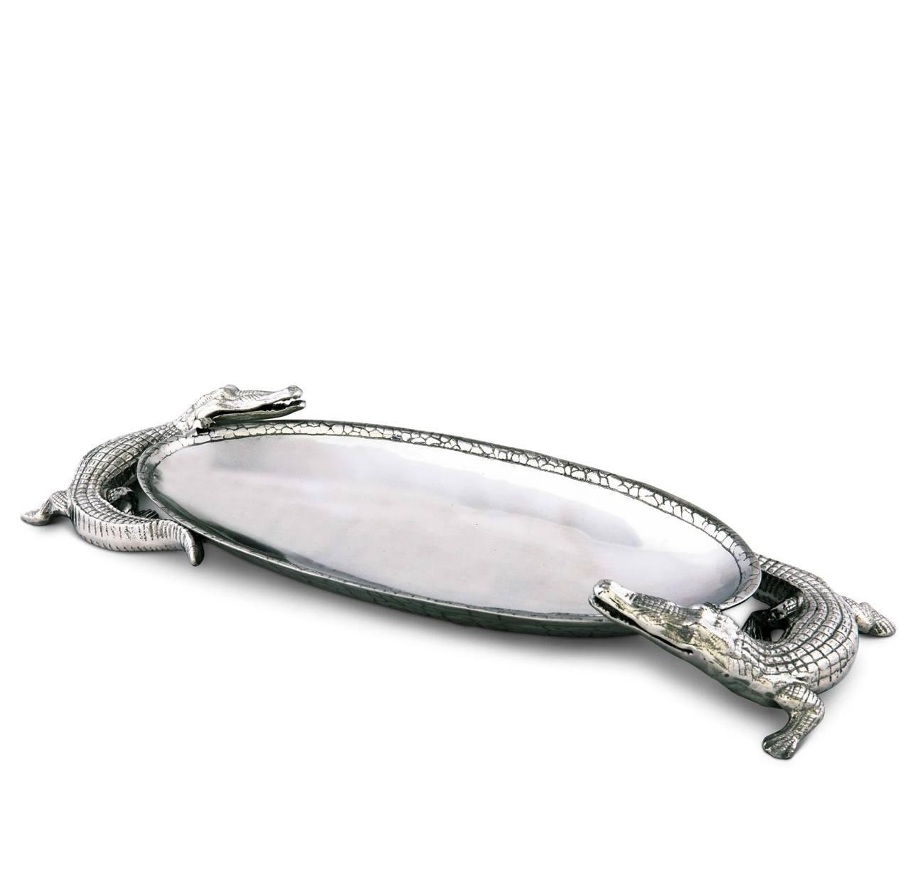 Alligator Centerpiece Tray