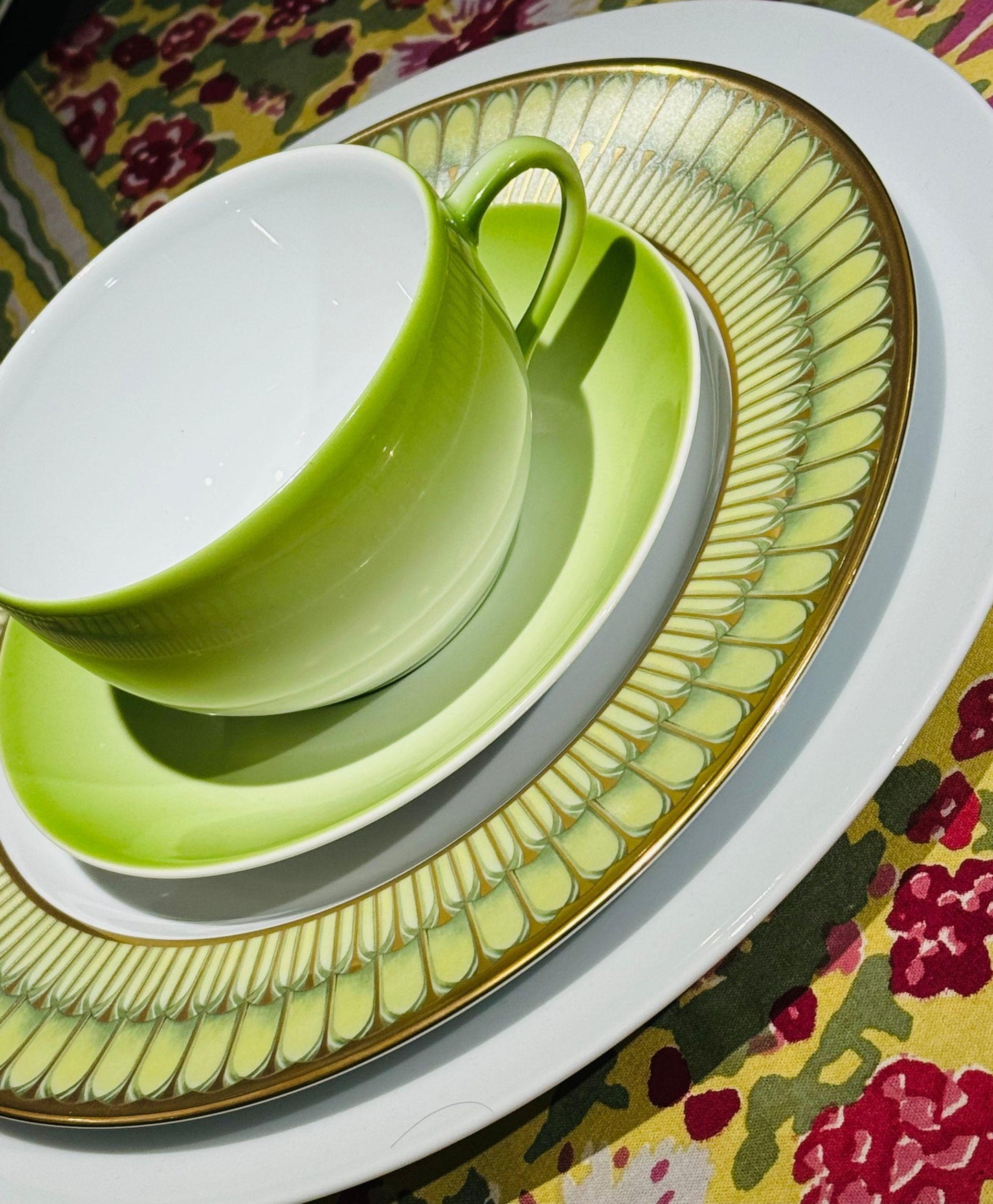 green breakfast cup