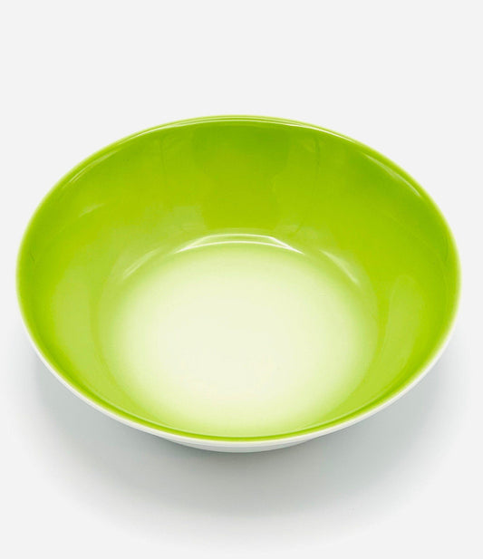 green soup/cereal bowl