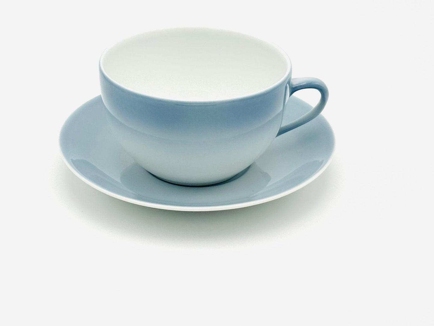 grey breakfast saucer