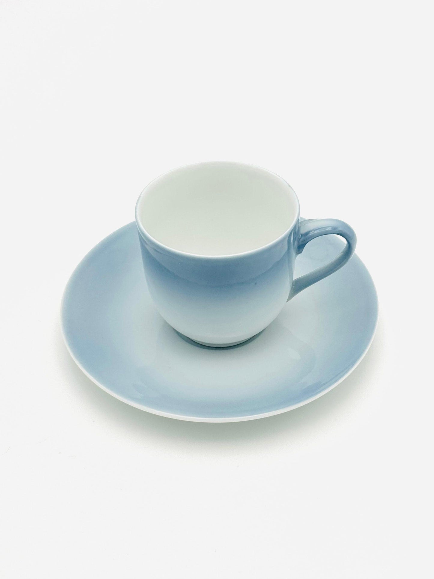 grey coffee saucer