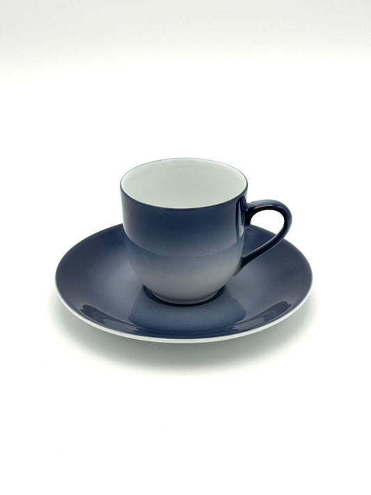blue gray coffee cup