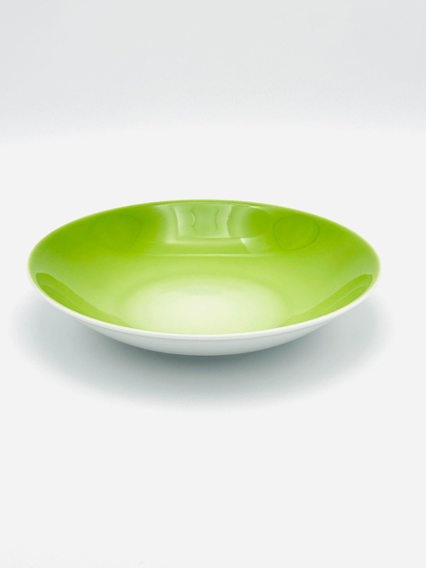 green pasta/salad plate