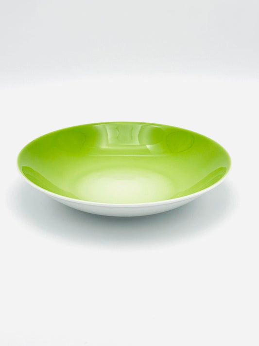 green pasta/salad plate