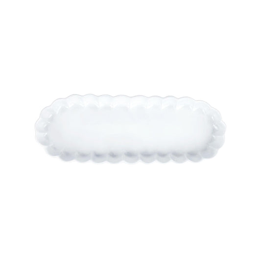 Ruffle Oval Tray