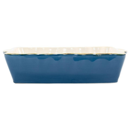 Blue Large Rectangular Baker