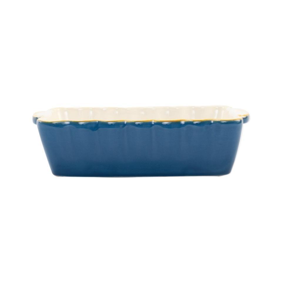 Blue Small Rectangular Baker
