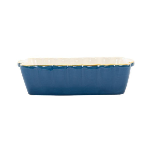 Blue Small Rectangular Baker