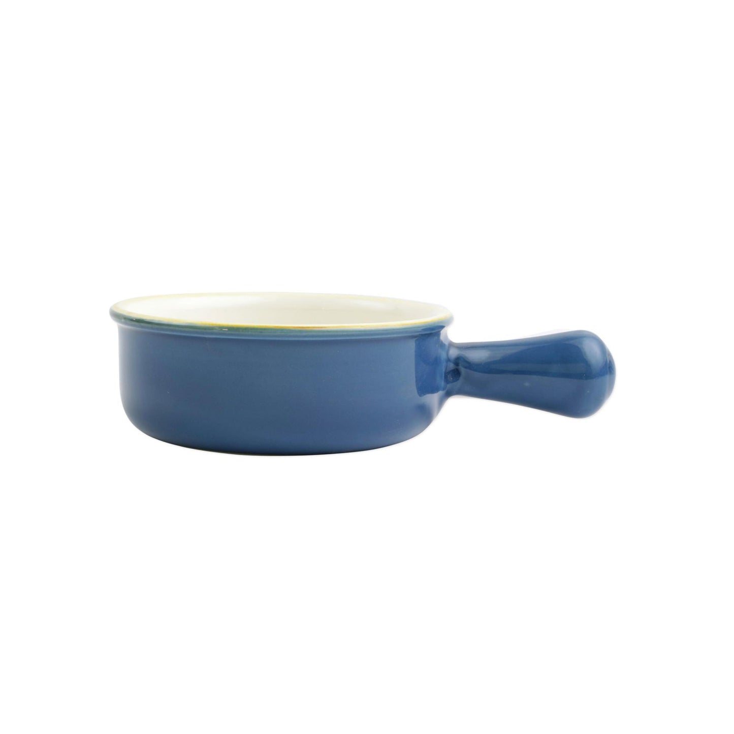 Blue Small Round Baker with Large Handle