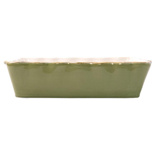 Green Large Rectangular Baker