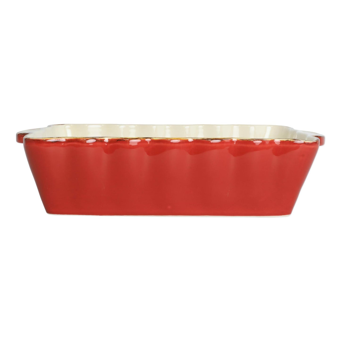 Red Medium Rectangular Baker