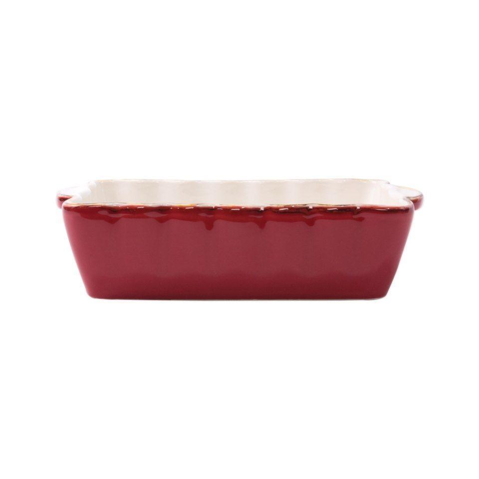 Red Small Rectangular Baker
