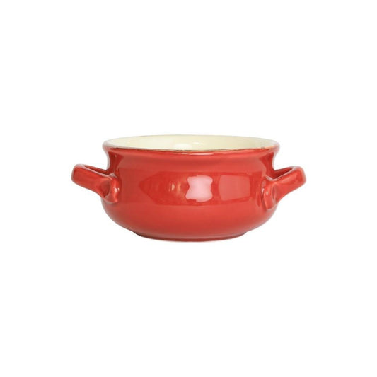 Red Small Handled Round Baker
