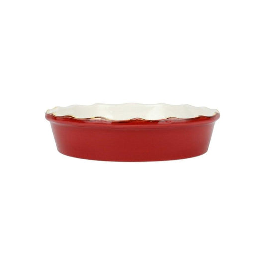 Red Pie Dish