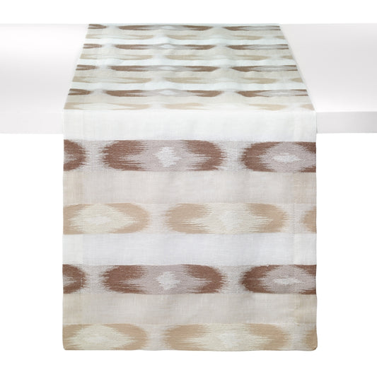 Ikat Neutral 90" Runner