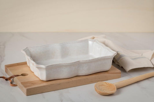 Rect. Baker 12", White