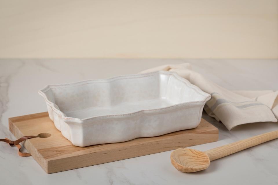 Rect. Baker 12", White