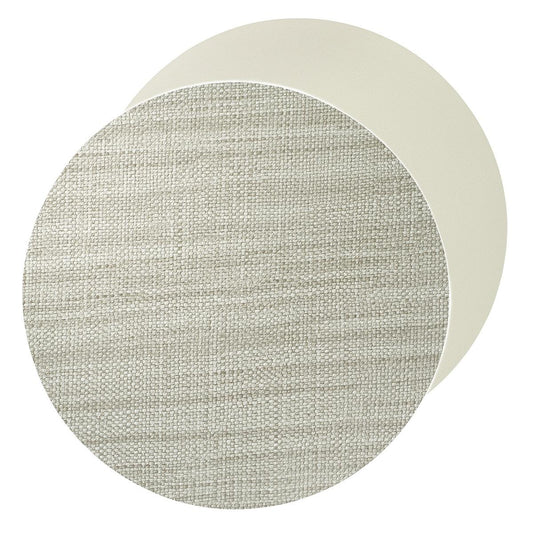 Beige / Beige 15" Round - Set of 4