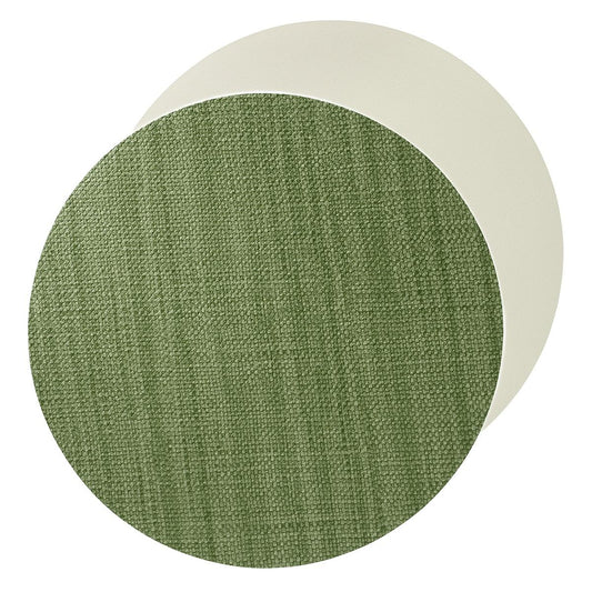Grass / Beige 15" Round - Set of 4
