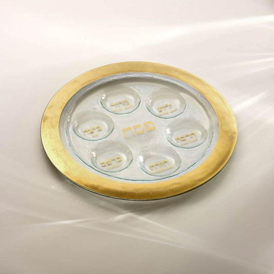 15 1/2 x 15 1/2" seder plate