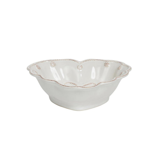 6.5" Heart Bowl - Whitewash