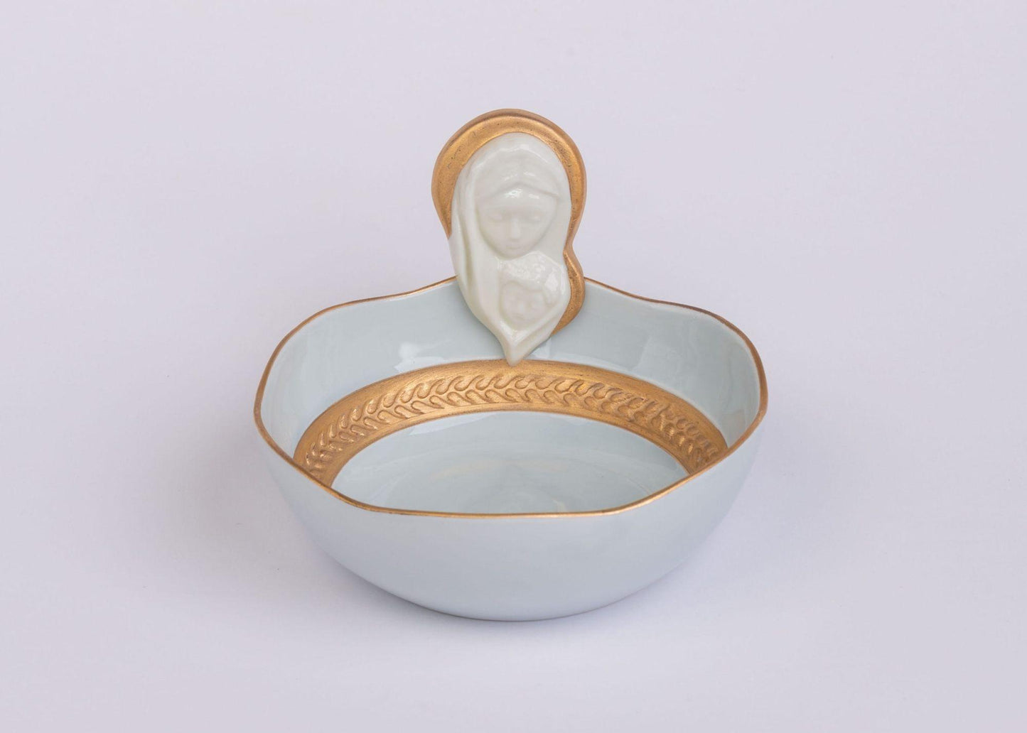 Porcelain Ave Maria Bowl French Blue