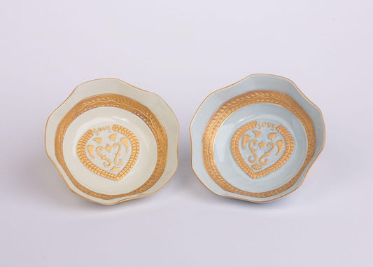 Porcelain Love Bowl French Blue