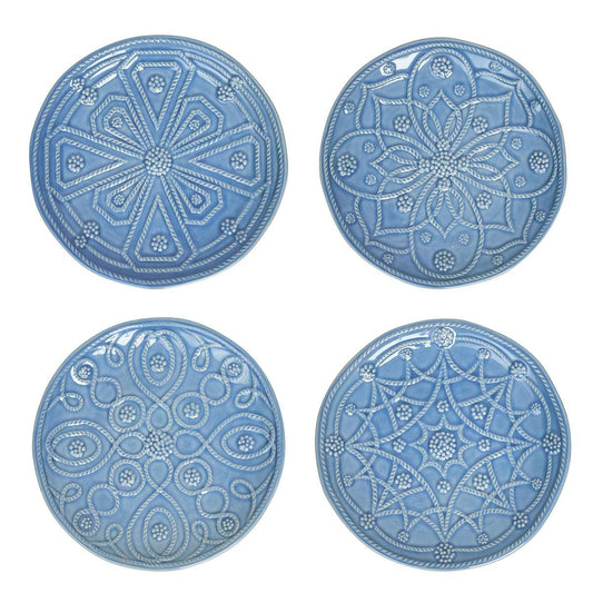 Side/Cocktail Plate Assorted Set/4 - Chambray