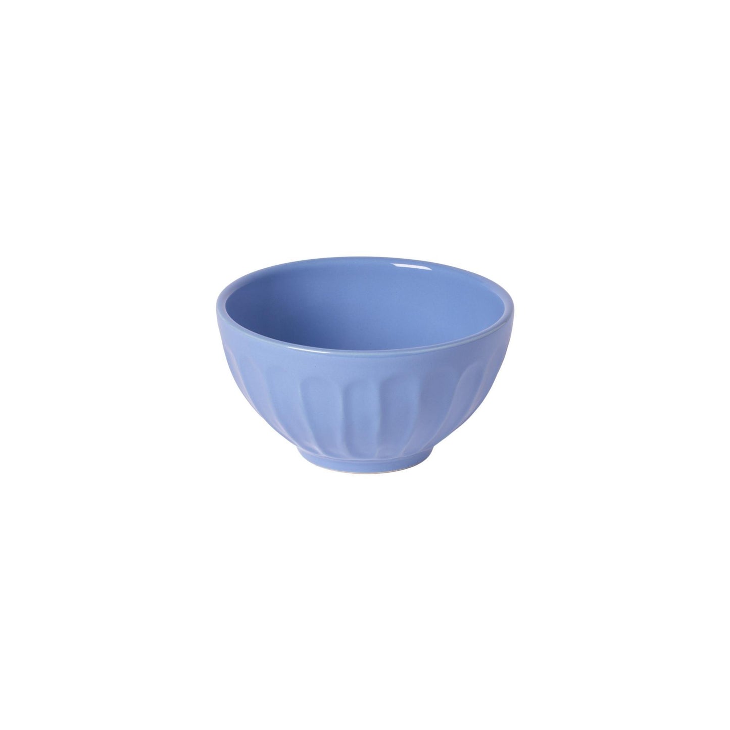 Set 4 latte bowls, Cornflower blue