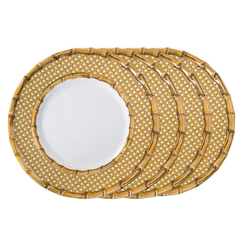 Dinner Plate Set/4 - Natural