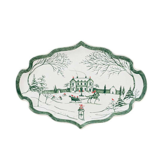 7" Tray- Evergreen