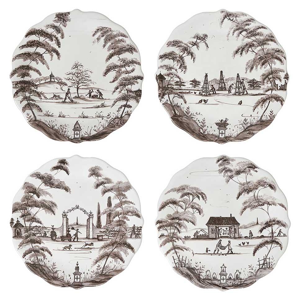 Party Plate Assorted Set/4