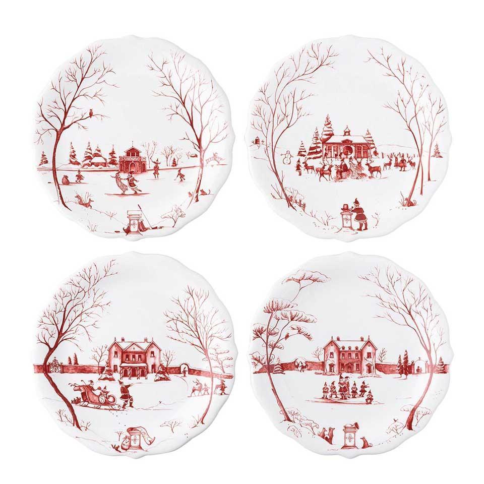Party Plate Assorted Set/4