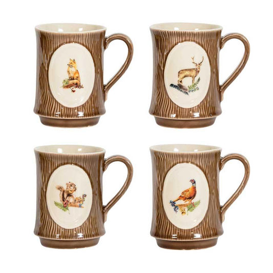 Animal Mug Assorted Set/4