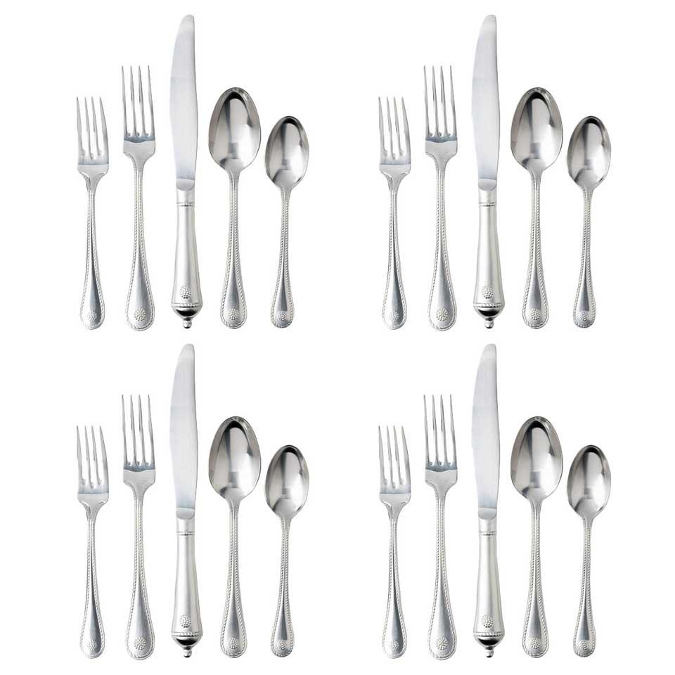 20pc Place Setting - Bright Satin
