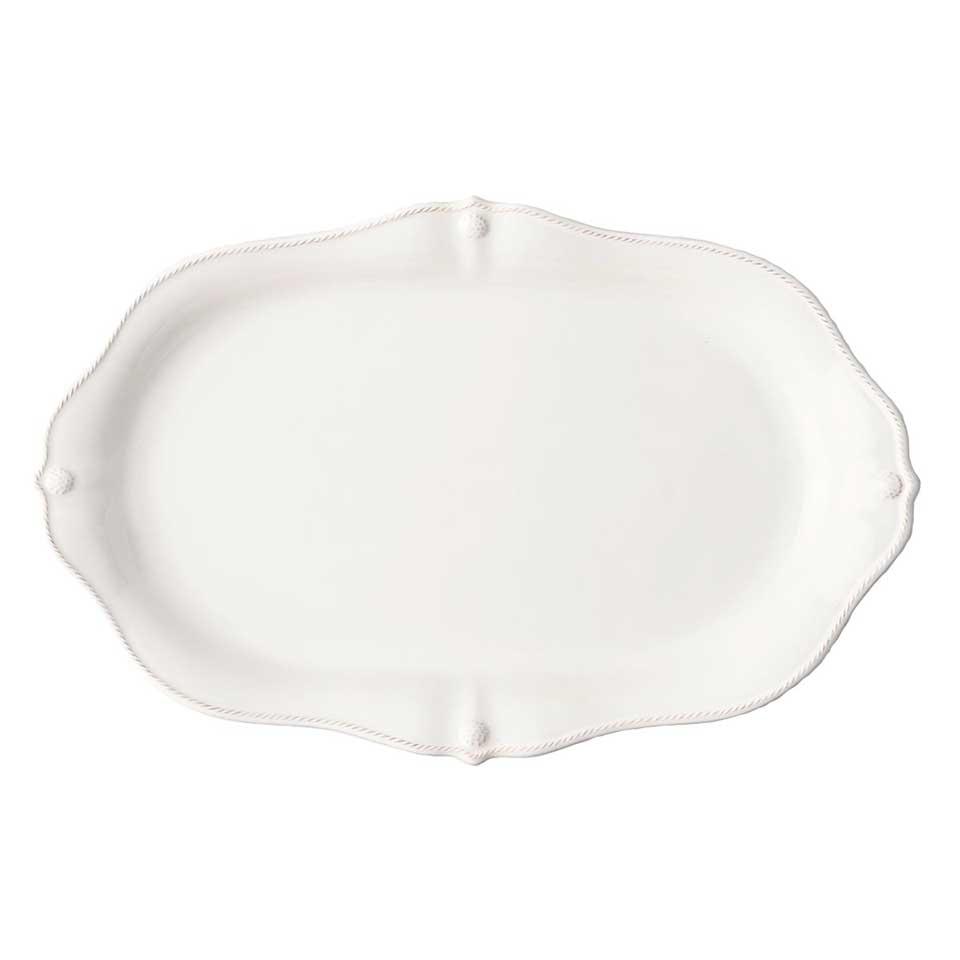 20" Platter - Whitewash