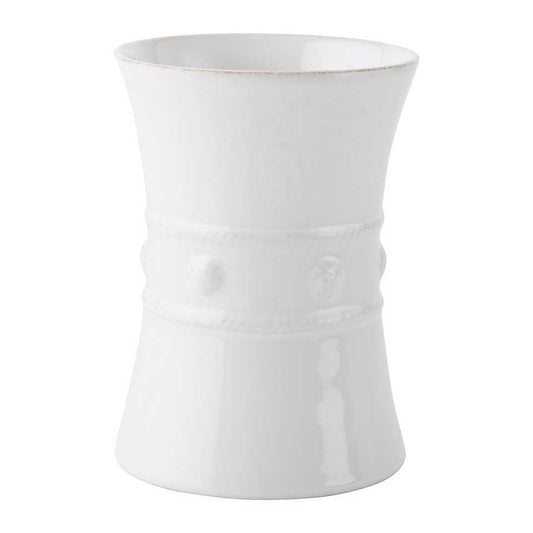 Utensil Crock/Wine Cooler - Whitewash