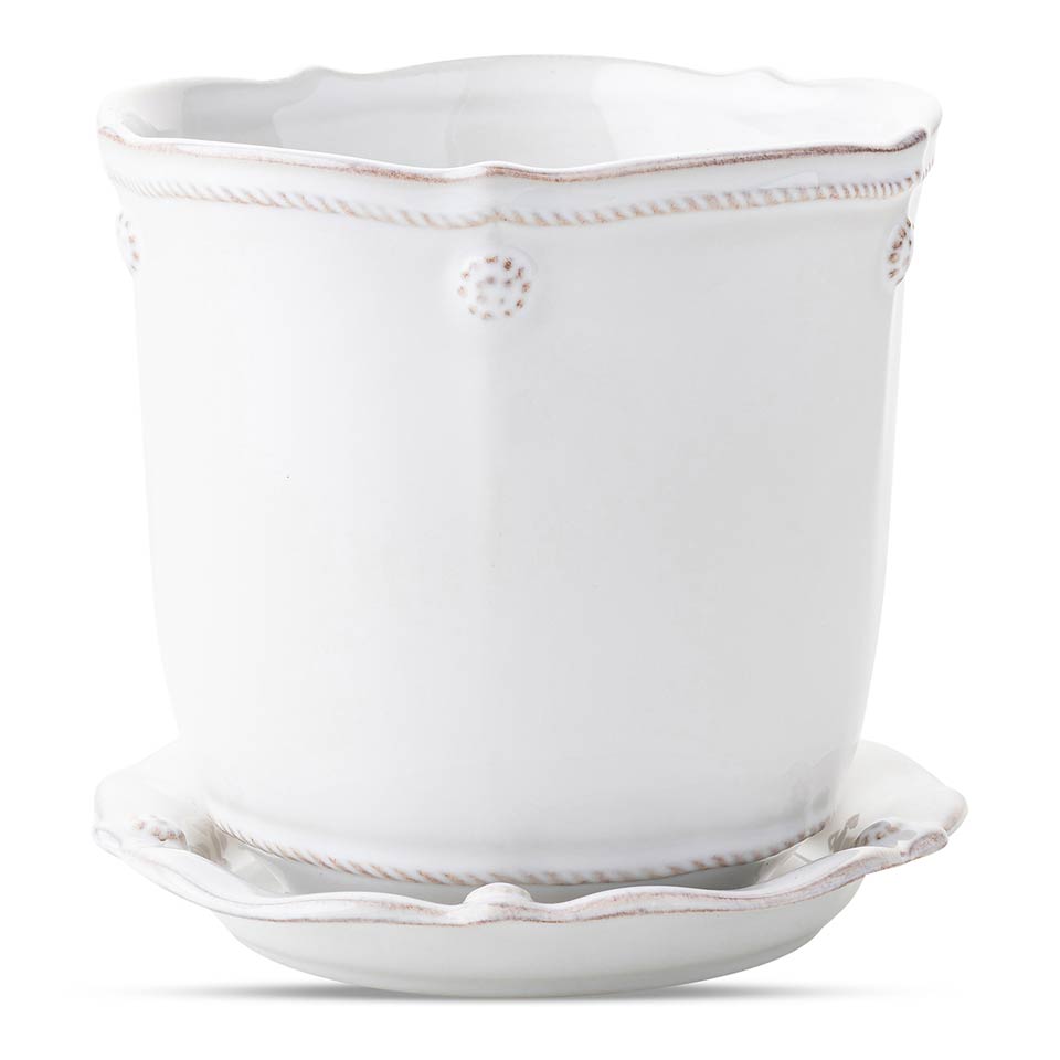 Berry & Thread 5" Planter - Whitewash