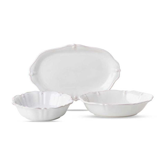 Serving Bundle Set/3pc - Whitewash