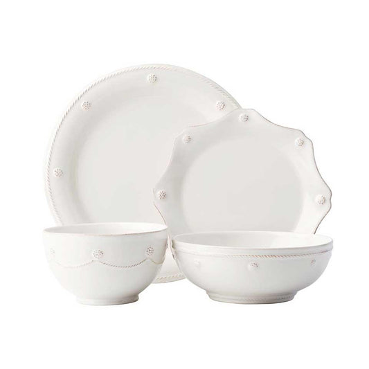 4pc Place Setting with 2 Bowls